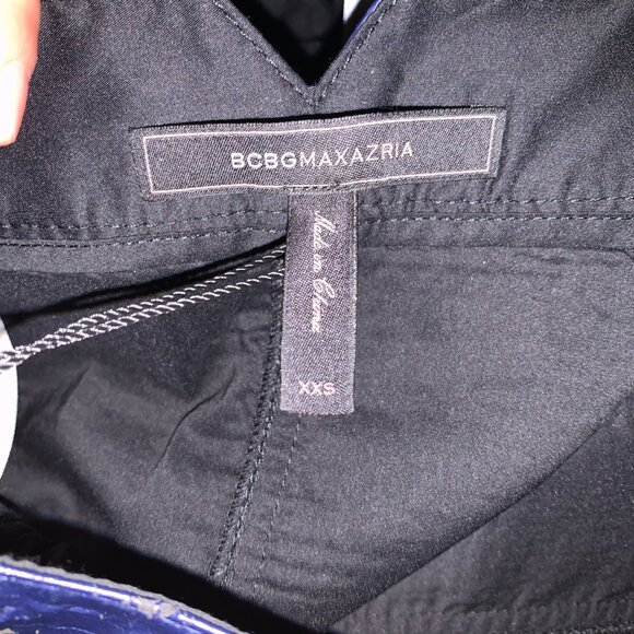 BCBGMAXAZRIA Raya Perforated Faux Leather Skirt - Picture 6 of 6